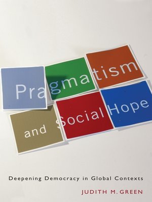 cover image of Pragmatism and Social Hope